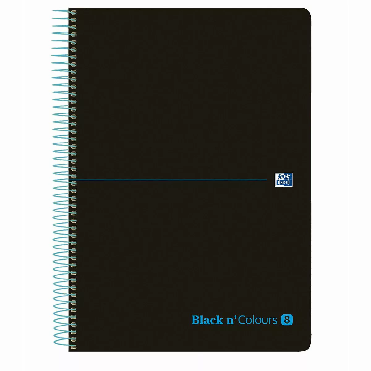 Notizbuch Oxford European Book Black & Colours Schwarz A4 5 Stück günstig online kaufen