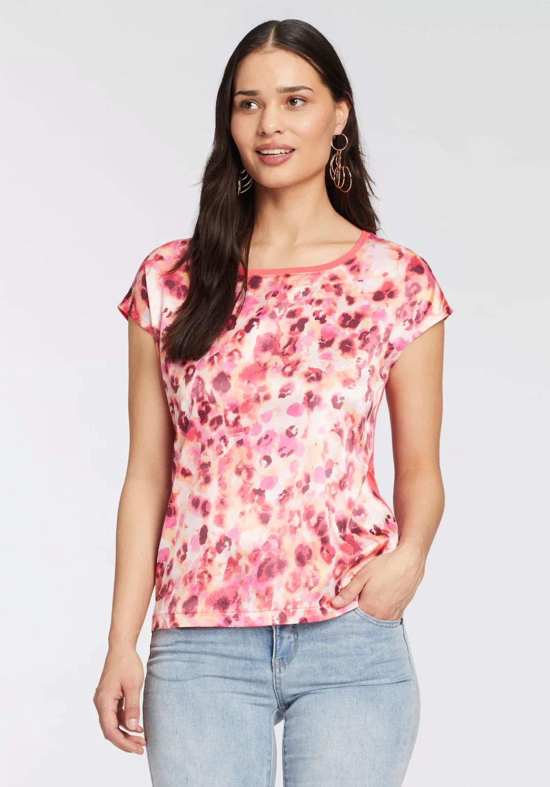 Laura Scott Shirtbluse, aus glänzendem Satin günstig online kaufen