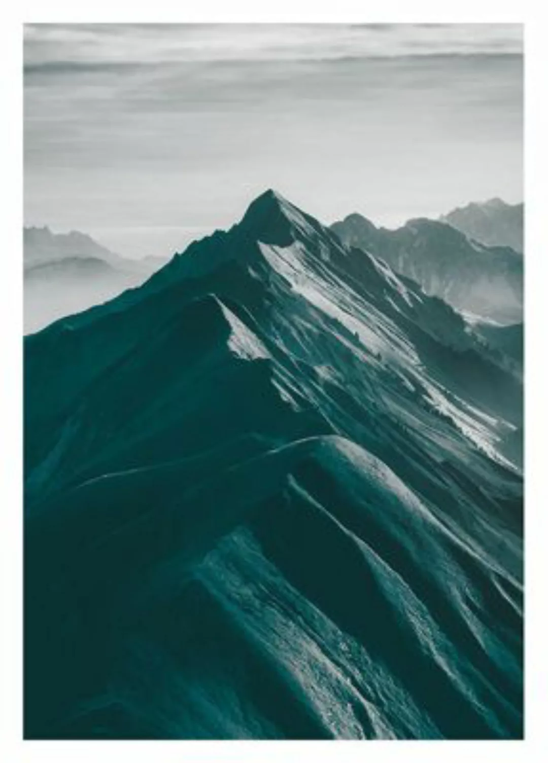 KOMAR Wandbild - Mountains Top - Größe: 50 x 70 cm mehrfarbig Gr. one size günstig online kaufen
