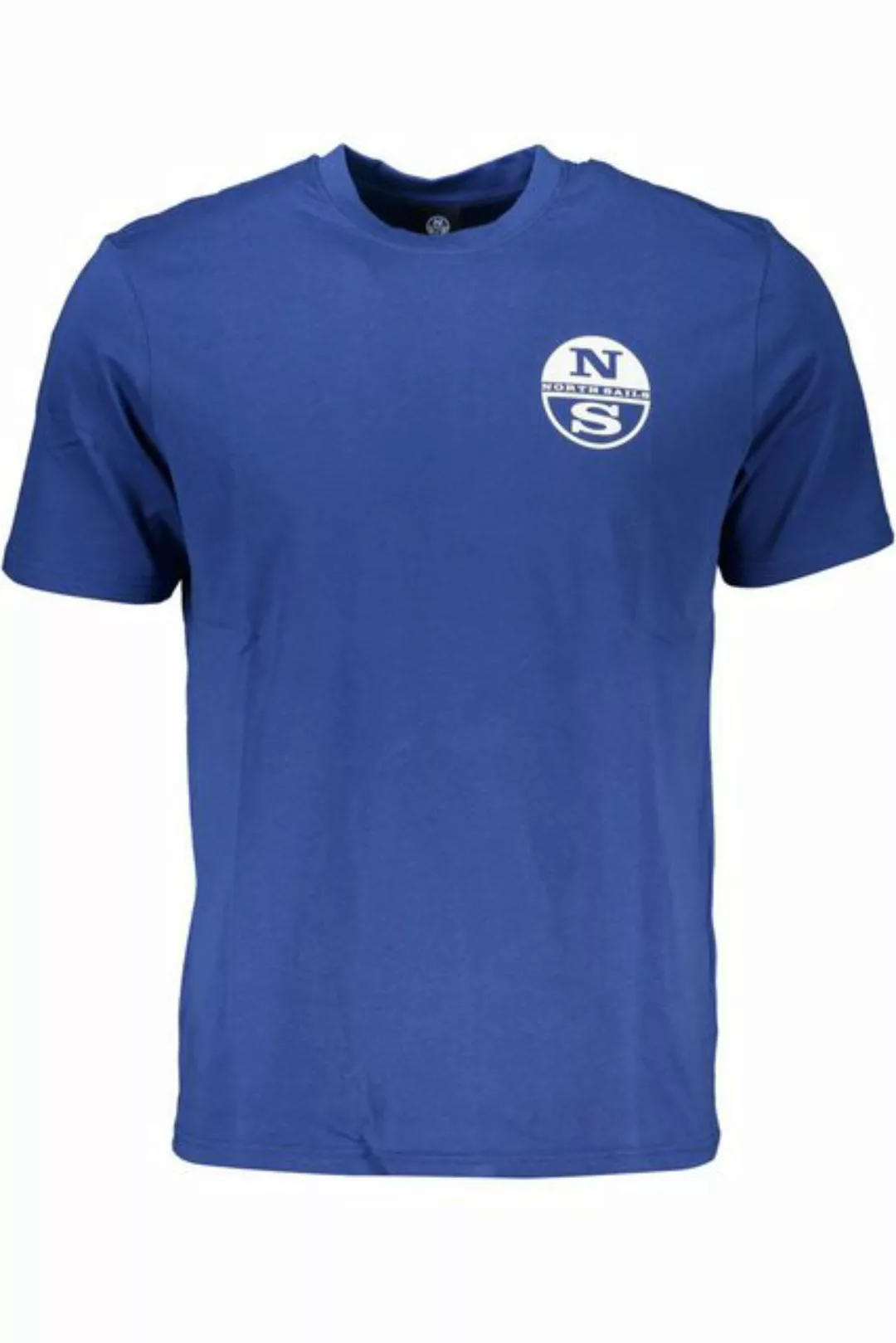 North Sails T-Shirt Herren Kurzarm-T-Shirt in Blau mit Rundhals und günstig online kaufen