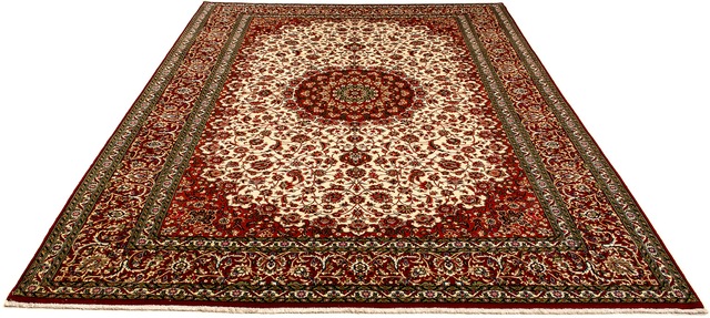 morgenland Orientteppich »Perser - Ghom - 358 x 244 cm - dunkelrot«, rechte günstig online kaufen