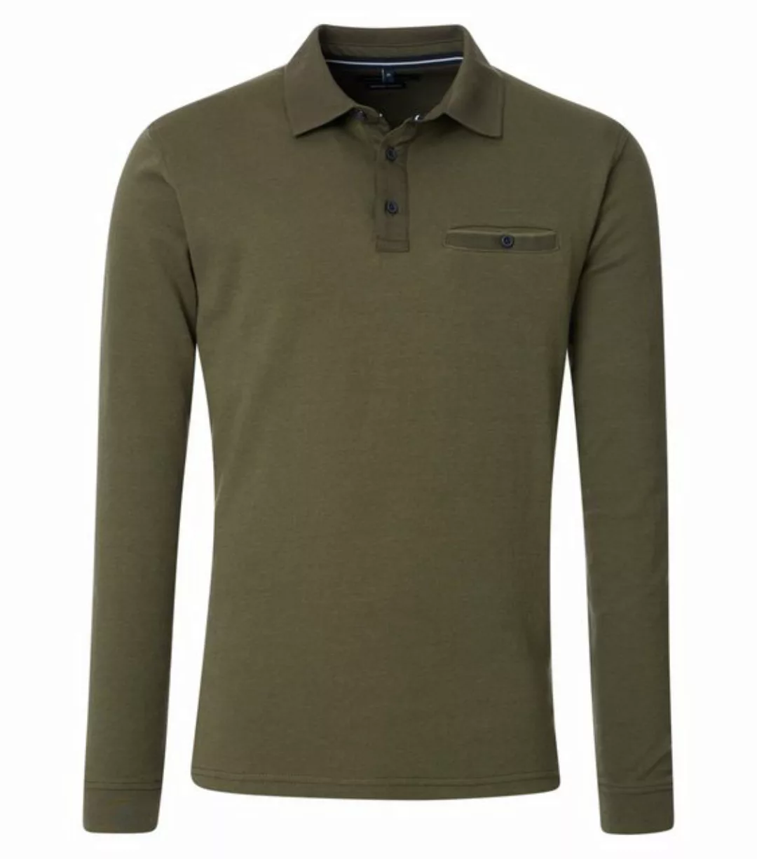 CASAMODA Langarm-Poloshirt CASAMODA Polo-Shirt Langarm gestreift günstig online kaufen