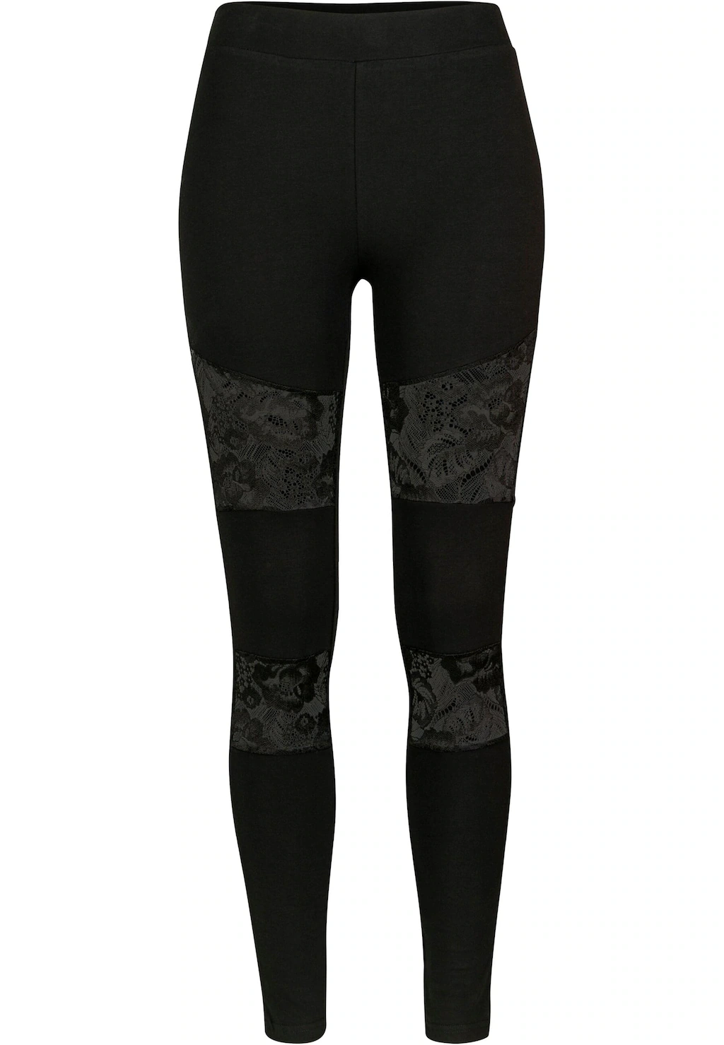 URBAN CLASSICS Leggings "Urban Classics Damen Ladies Laces Inset Leggings", günstig online kaufen