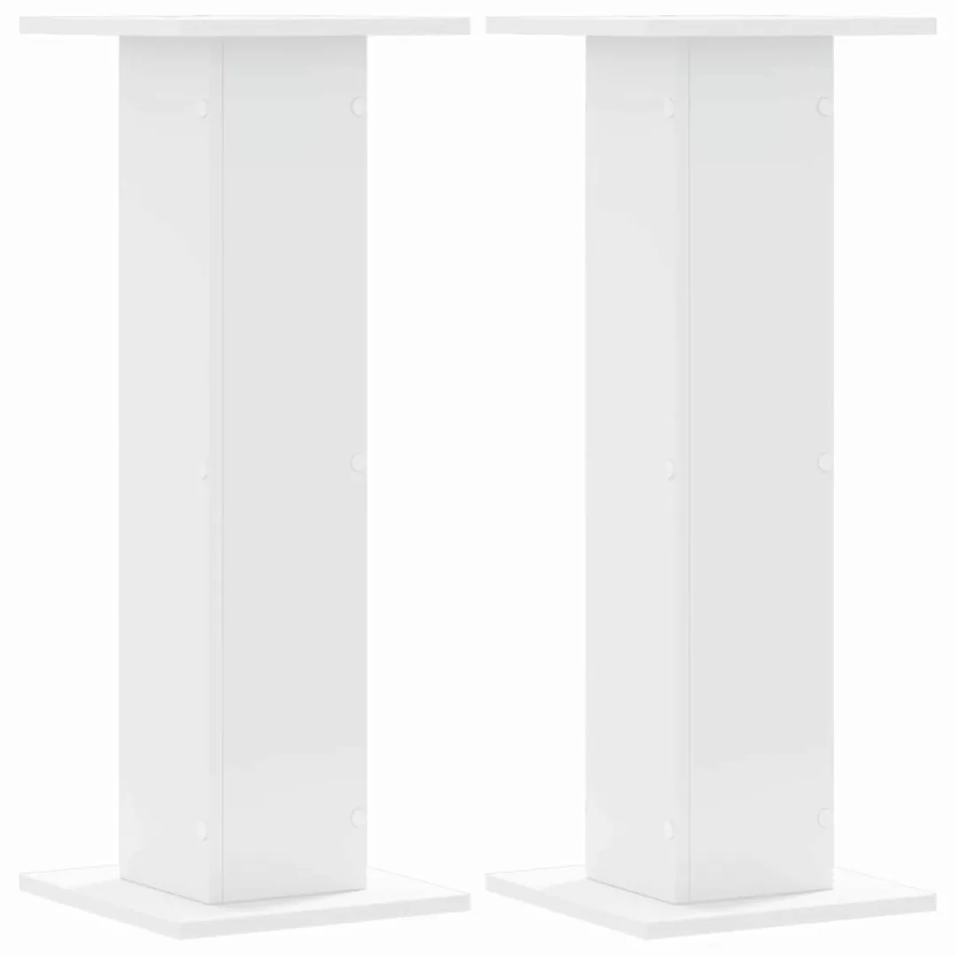vidaXL Blumenständer Pflanzenständer 2 Stk. Weiß günstig online kaufen