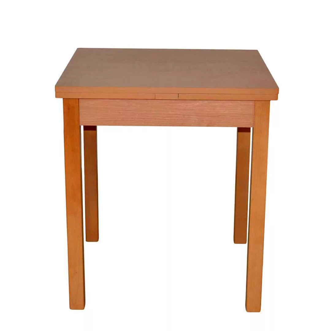 Küchen Tisch mit zwei Ansteckplatten 67 - 127 cm günstig online kaufen