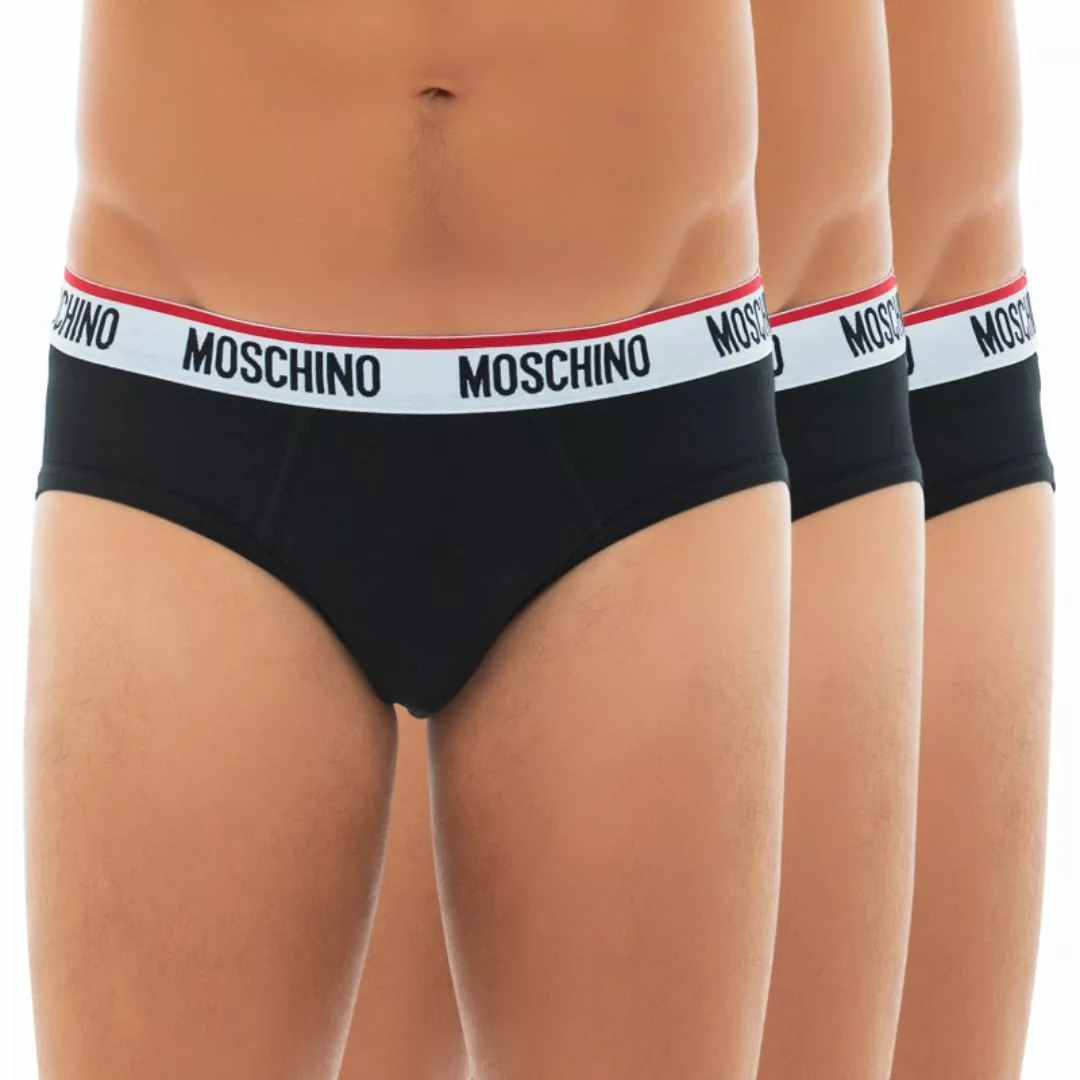 Moschino 3-er Set Slips Schwarz günstig online kaufen