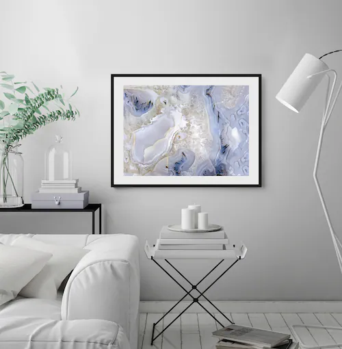 queence Bild »Fatima«, Abstrakt, Abstrakt, Marmor, gerahmt günstig online kaufen