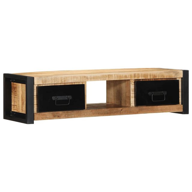 vidaXL Schrankmodule TV-Schrank 100x30x25 cm Raues Massivholz Mango günstig online kaufen