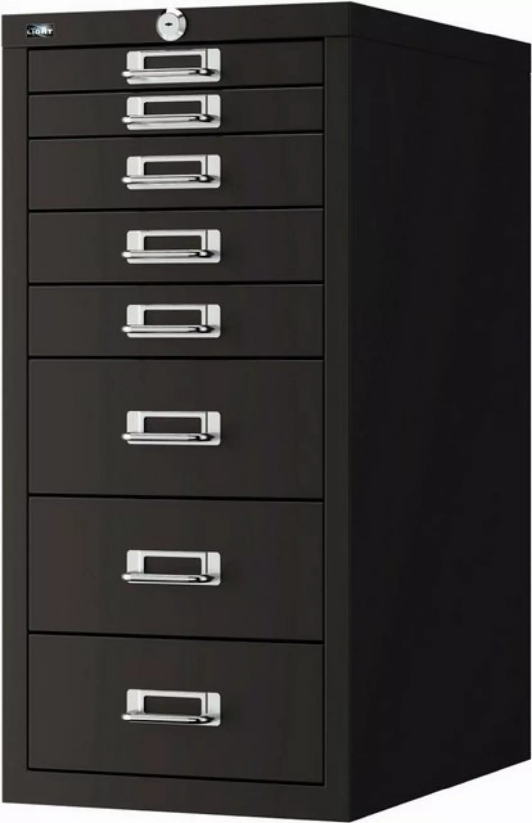 Bisley Aktenschrank Schubladenschrank Eco für A4 HxBxT 59x28,2x41,2cm 8 Sch günstig online kaufen