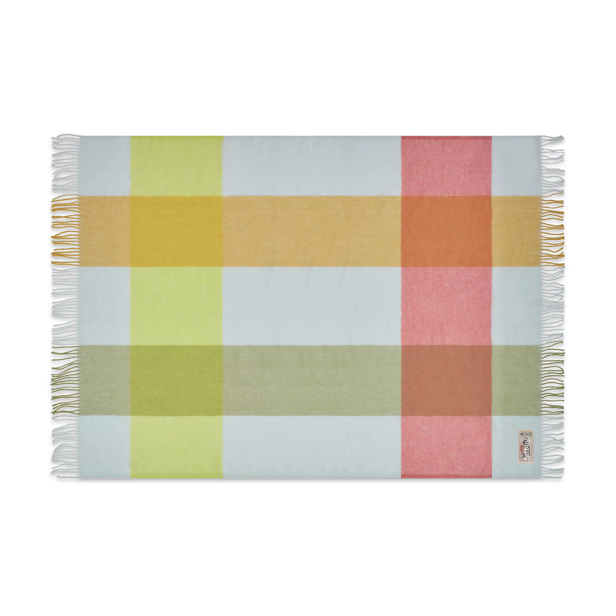Plaid Colour Blend textil bunt / 100% reine Schurwolle 185 x 130 cm - Fatbo günstig online kaufen
