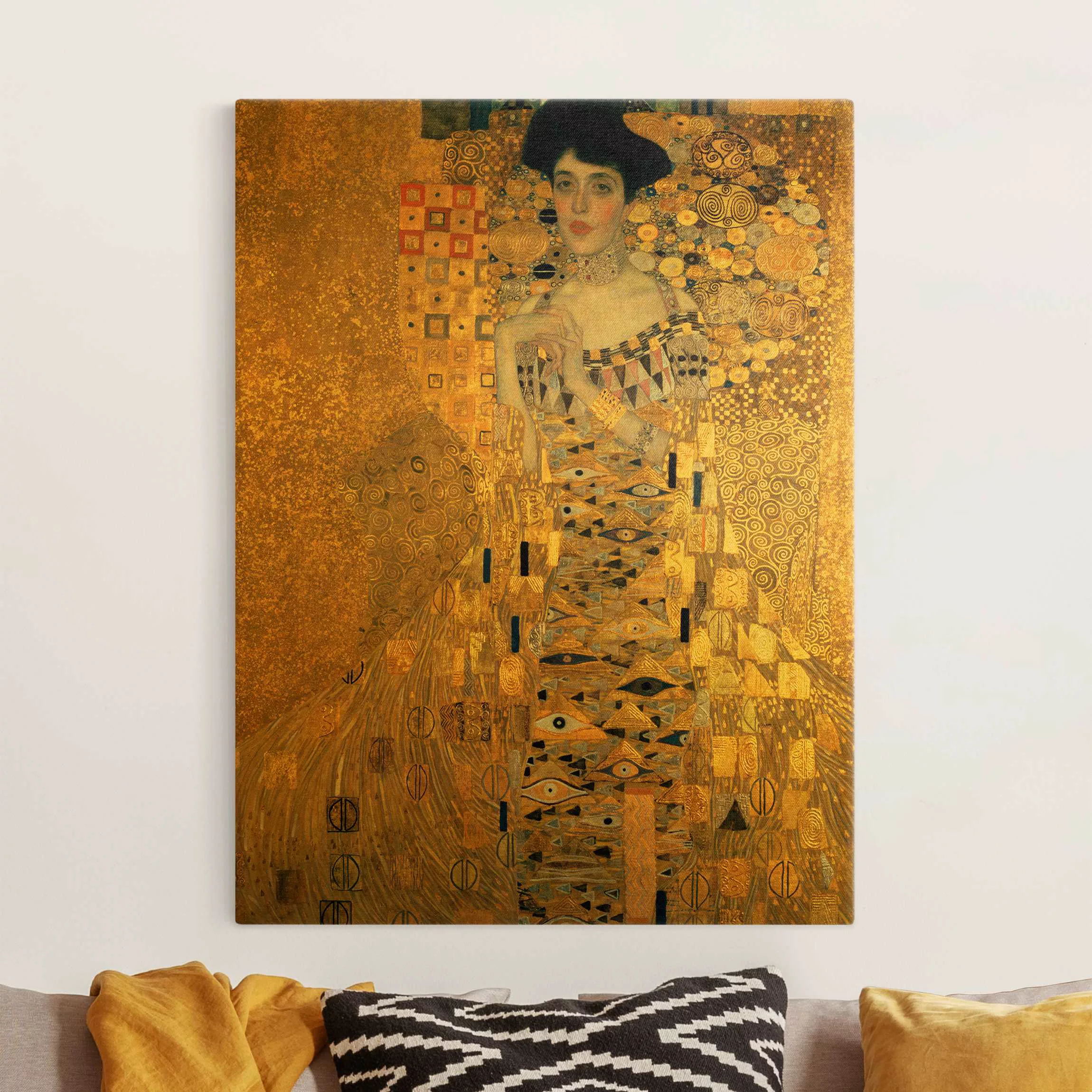 Leinwandbild Gustav Klimt - Adele Bloch-Bauer I günstig online kaufen