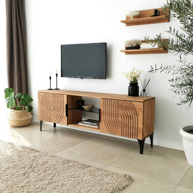 Skye Decor TV-Schrank 100% PINE SOLID WOOD, 15 cm x 12 cm x 50 cm S1525 günstig online kaufen