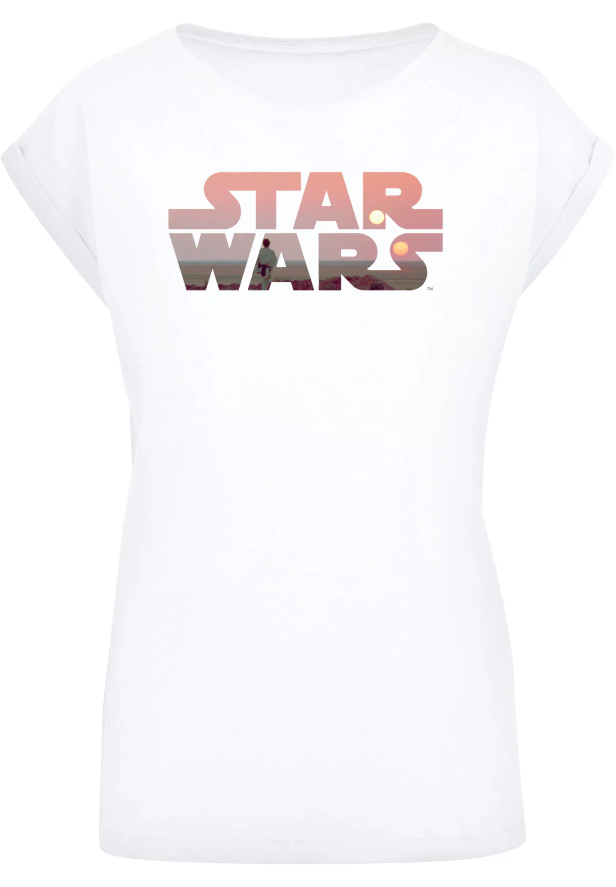 F4NT4STIC T-Shirt "Star Wars Tatooine Logo", Print günstig online kaufen