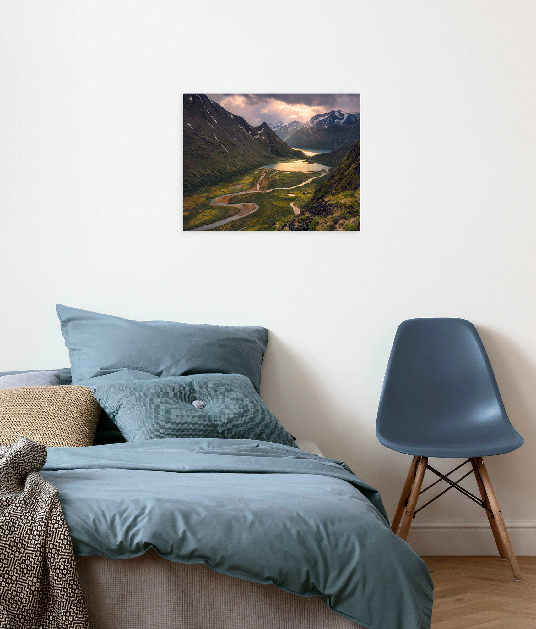 Komar Leinwandbild "Northern Light - Größe 40 x 30 cm", Baum-Blätter-Natur- günstig online kaufen