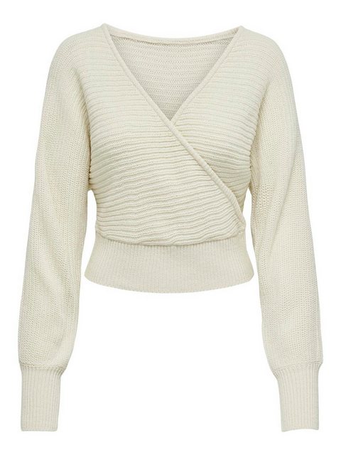 ONLY V-Ausschnitt-Pullover ONLELINA LS V-NECK PULLOVER EX KNT günstig online kaufen