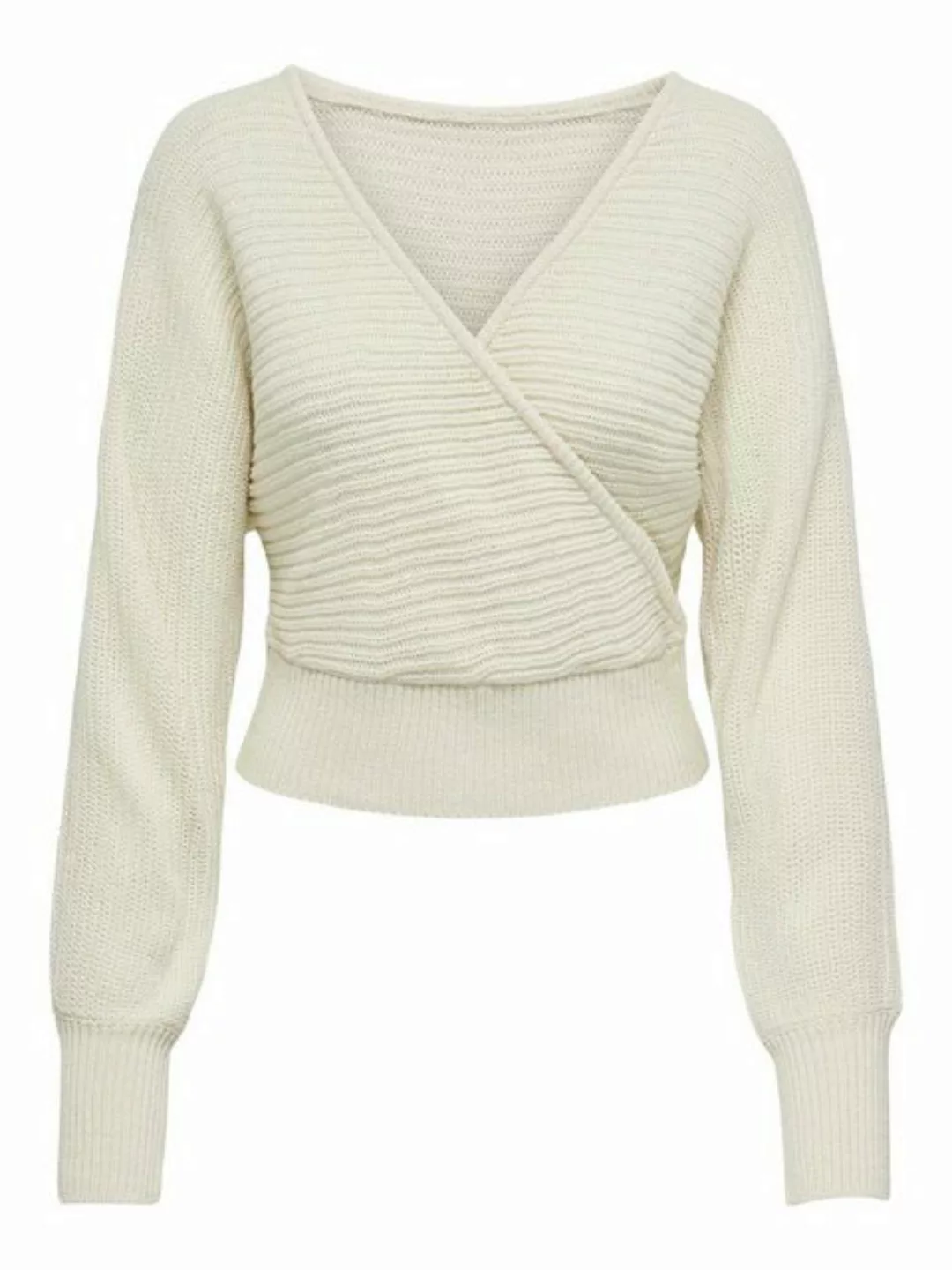 ONLY V-Ausschnitt-Pullover ONLELINA LS V-NECK PULLOVER EX KNT günstig online kaufen