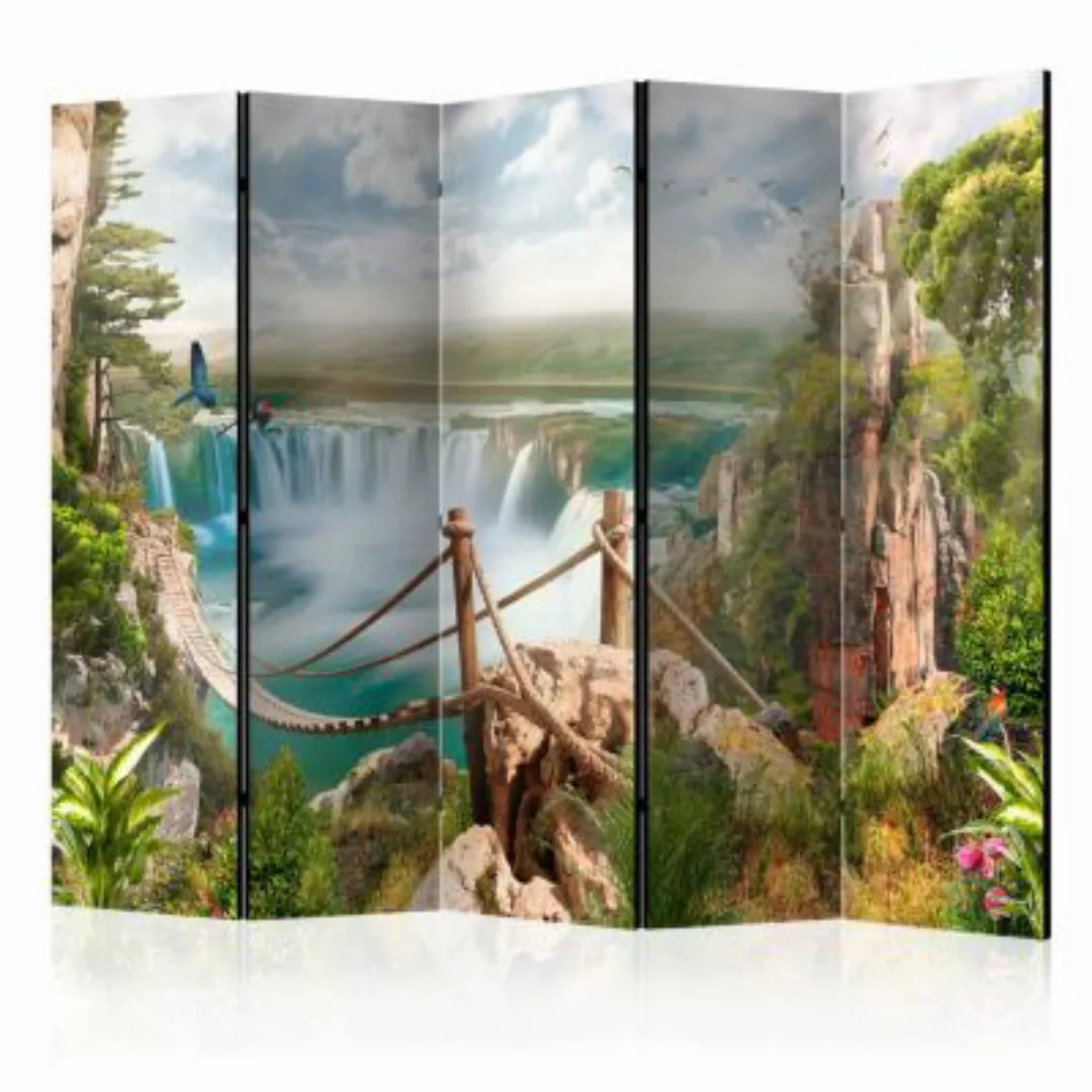 artgeist Paravent Hidden Paradise II [Room Dividers] mehrfarbig Gr. 225 x 1 günstig online kaufen