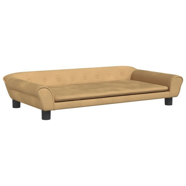 vidaXL Kindersofa Kindersofa Braun 100x50x26 cm Samt Kindercouch Kindermöbe günstig online kaufen