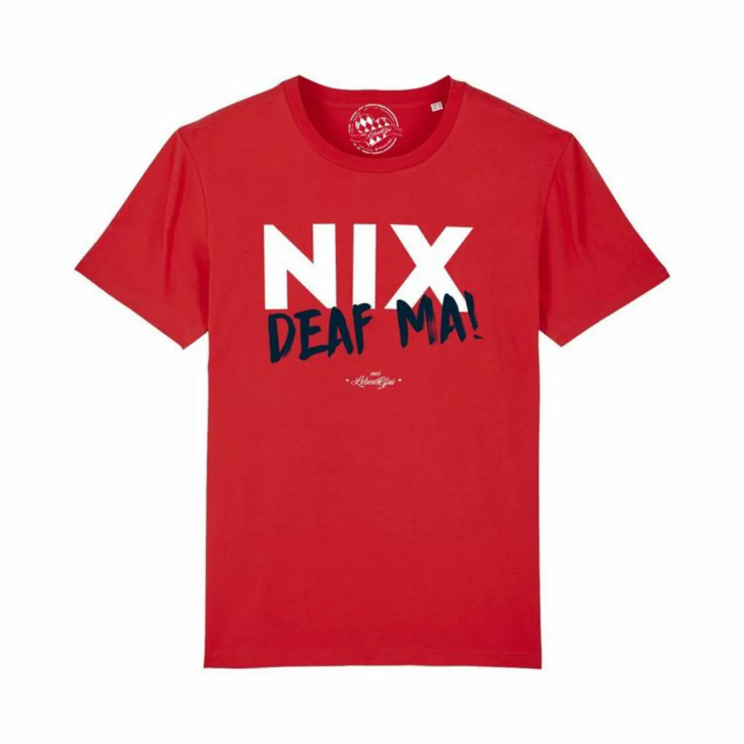Bavariashop T-Shirt Herren T-Shirt "Nix deaf ma günstig online kaufen
