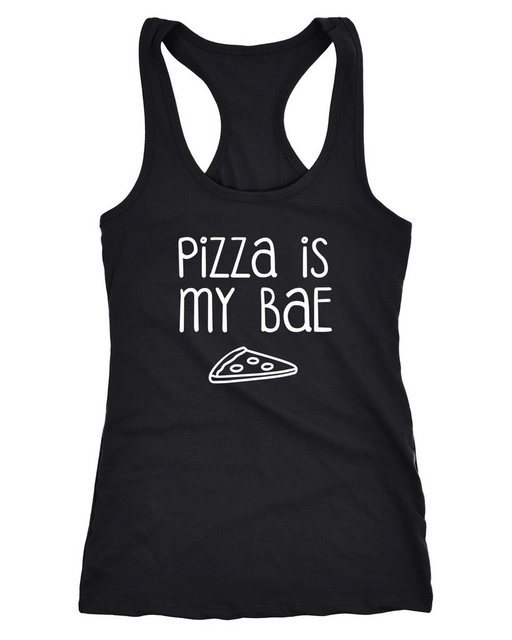 MoonWorks Tanktop Damen Tanktop Shirt Pizza is my BAE Before Anything Else günstig online kaufen
