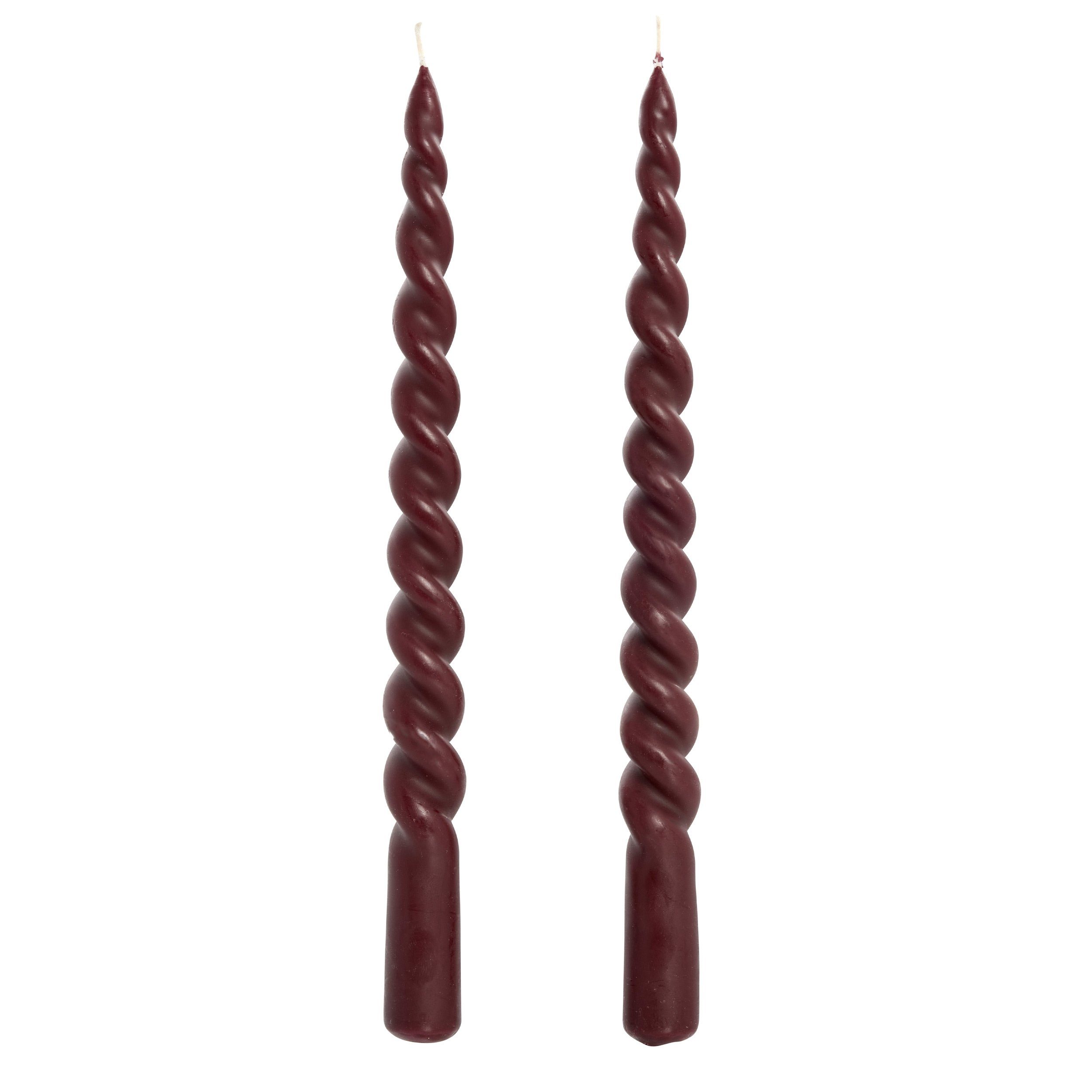 coco+cozy Tafelkerze Stabkerze Lene, bordeaux, 7 günstig online kaufen