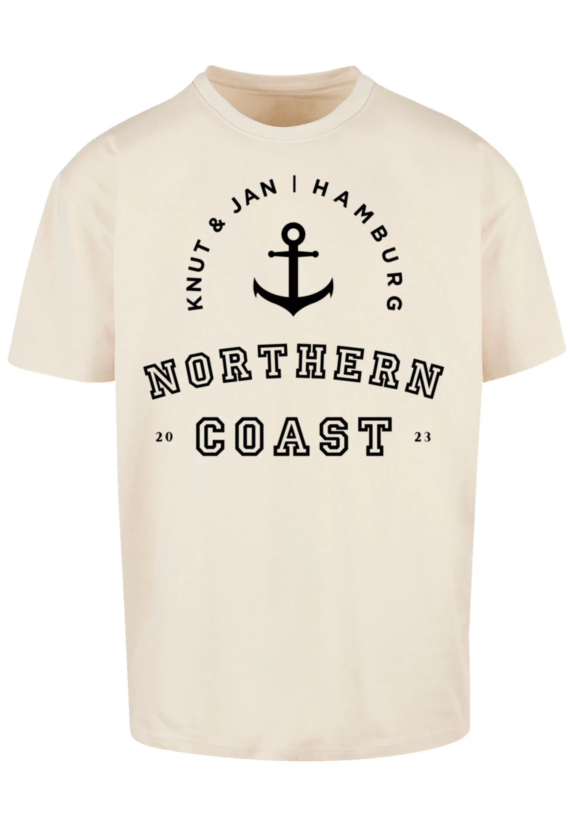 F4NT4STIC T-Shirt "Northern Coast Nordsee Knut & Jan Hamburg", Print günstig online kaufen