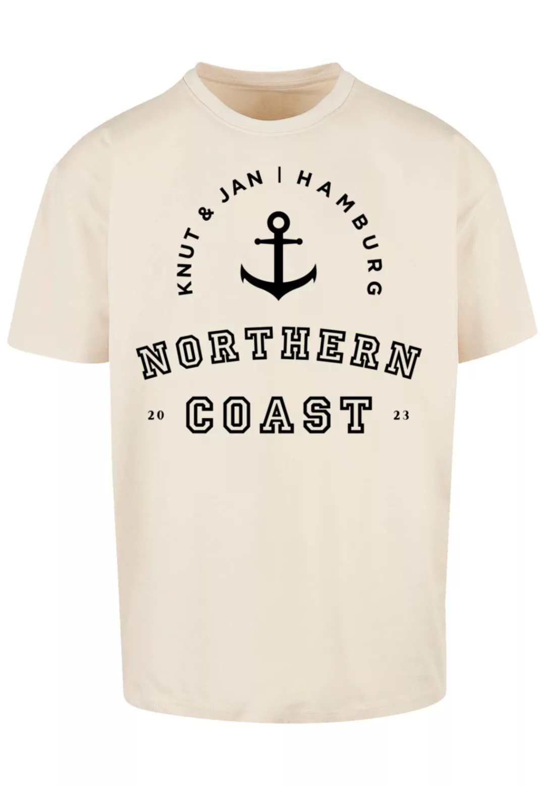 F4NT4STIC T-Shirt "Northern Coast Nordsee Knut & Jan Hamburg" günstig online kaufen