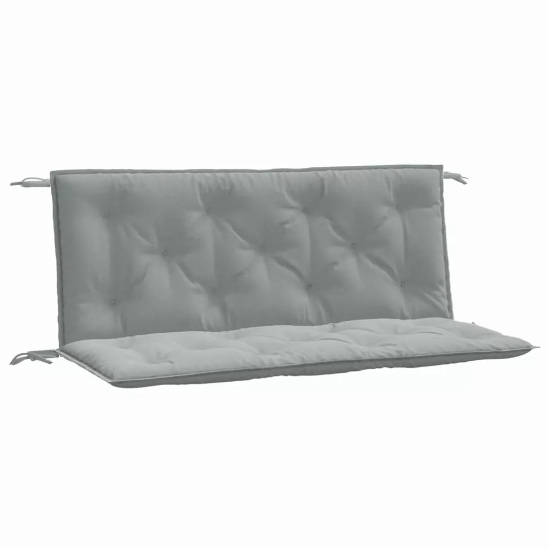 vidaXL Sitzauflage Gartenbank-Auflagen 2 Stk. Melange günstig online kaufen