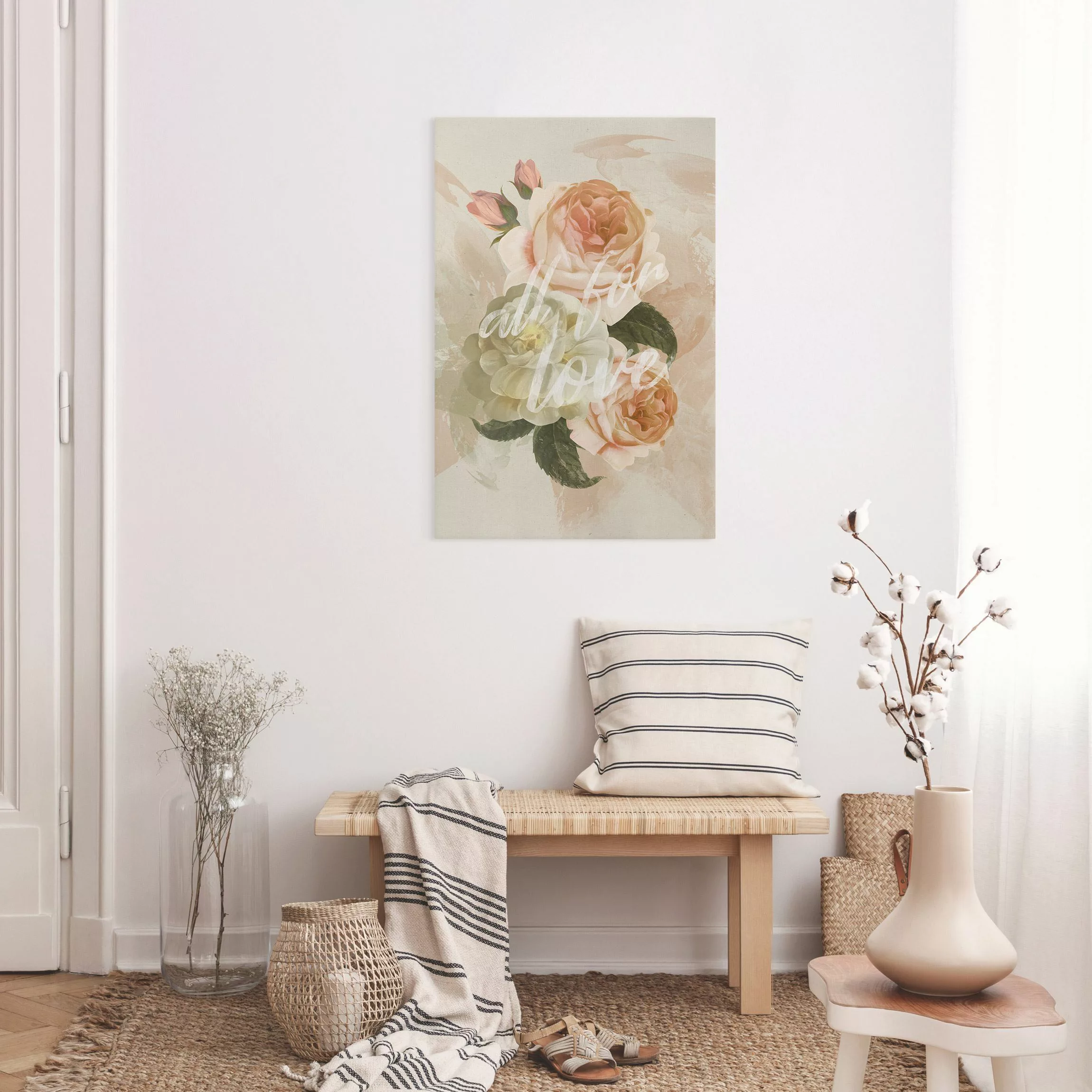 Leinwandbild Roses - All for Love günstig online kaufen