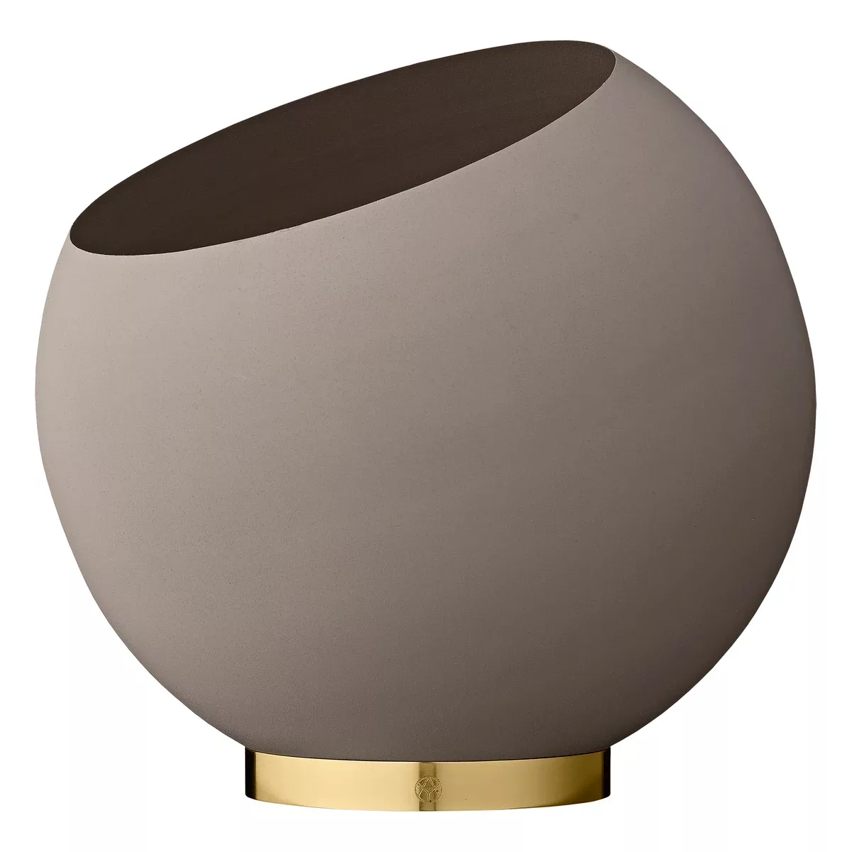 AYTM - Globe Blumentopf Ø 37cm - taupe/H 32,3cm x Ø 37cm/für Innen- und Auß günstig online kaufen