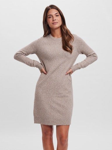 Vero Moda Strickkleid VMDOFFY LS O-NECK DRESS GA NOOS günstig online kaufen