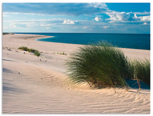 Artland Wandbild "Gras am Strand", Strand, (1 St.), als Alubild, Outdoorbil günstig online kaufen