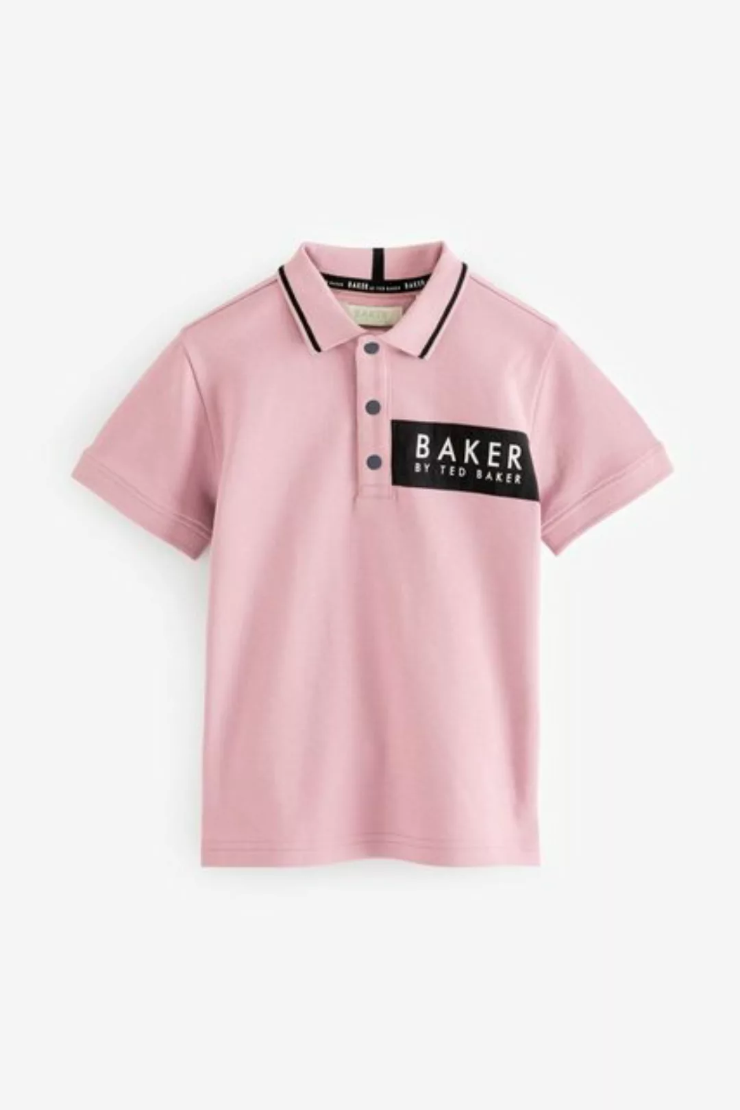 Baker by Ted Baker Poloshirt Baker by Ted Baker Langarm-Poloshirt mit Einsa günstig online kaufen