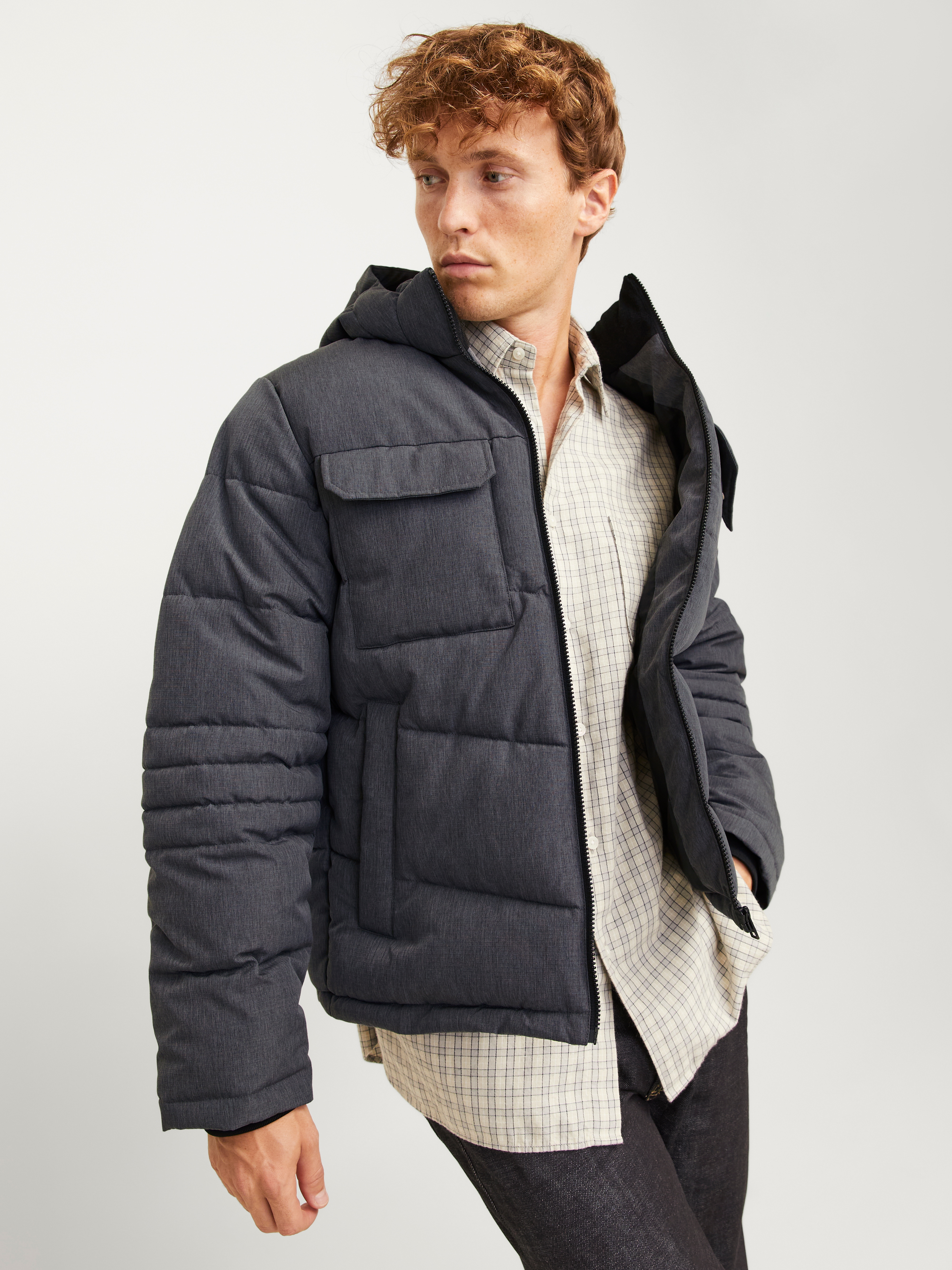 Jack & Jones Steppjacke "JJBUILD PUFFER JACKET", mit Kapuze günstig online kaufen