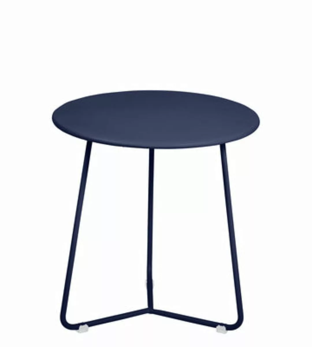 Beistelltisch Cocotte metall blau / Hocker - Ø 34 cm x H 36 cm - Fermob - B günstig online kaufen