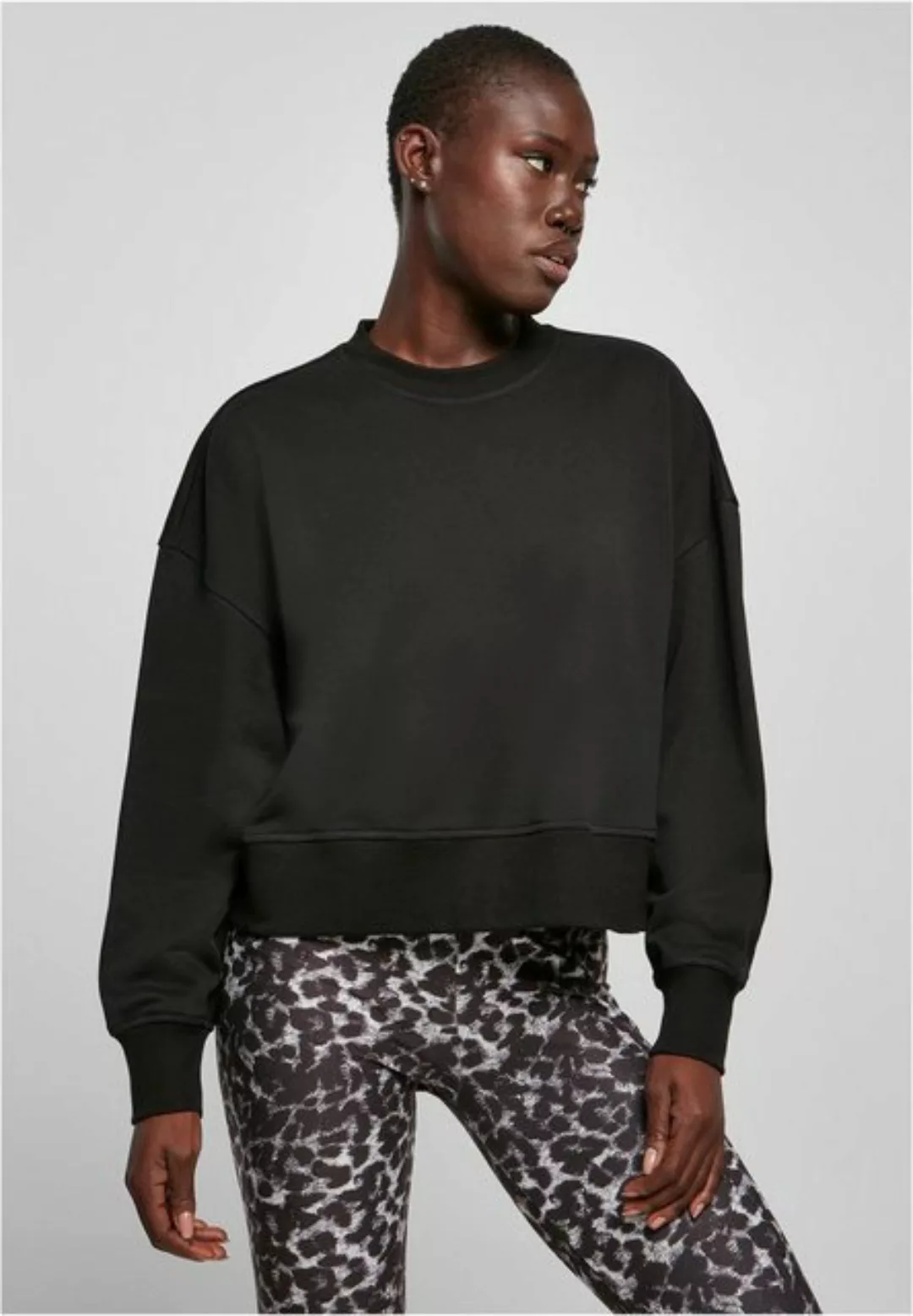 URBAN CLASSICS Sweater Damen Ladies Oversized Terry Crewneck (1-tlg) günstig online kaufen