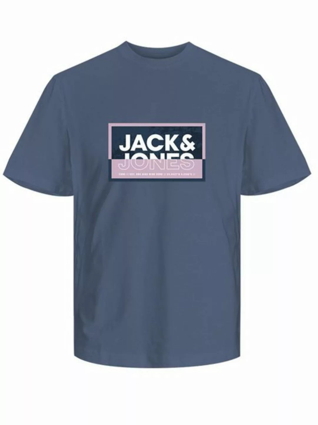 Jack & Jones T-Shirt JCOLOGAN SUMMER PRINT TEE CREW NECK FST günstig online kaufen