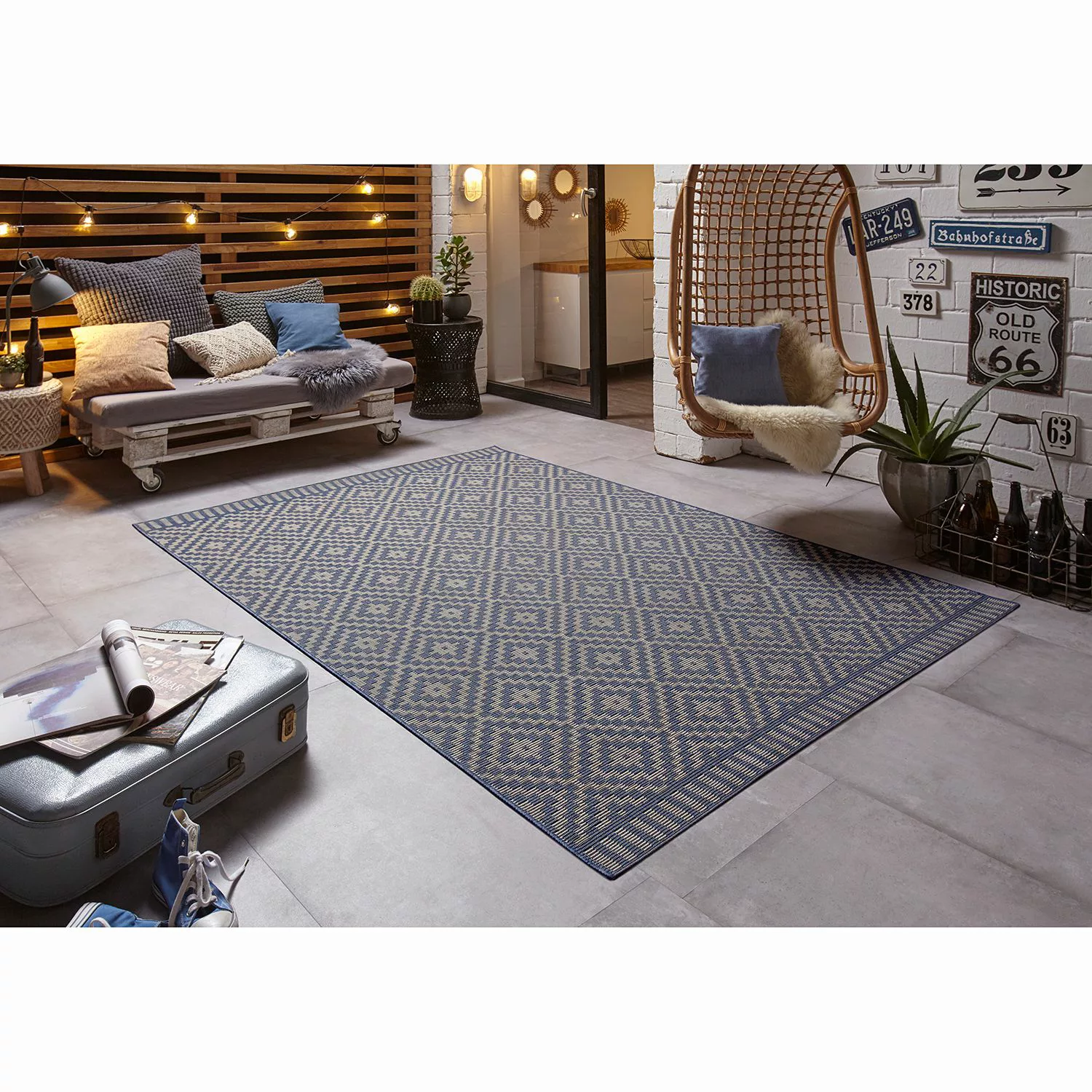 freundin Home Collection Teppich »Breeze«, rechteckig, In-& Outdoor, Wetter günstig online kaufen