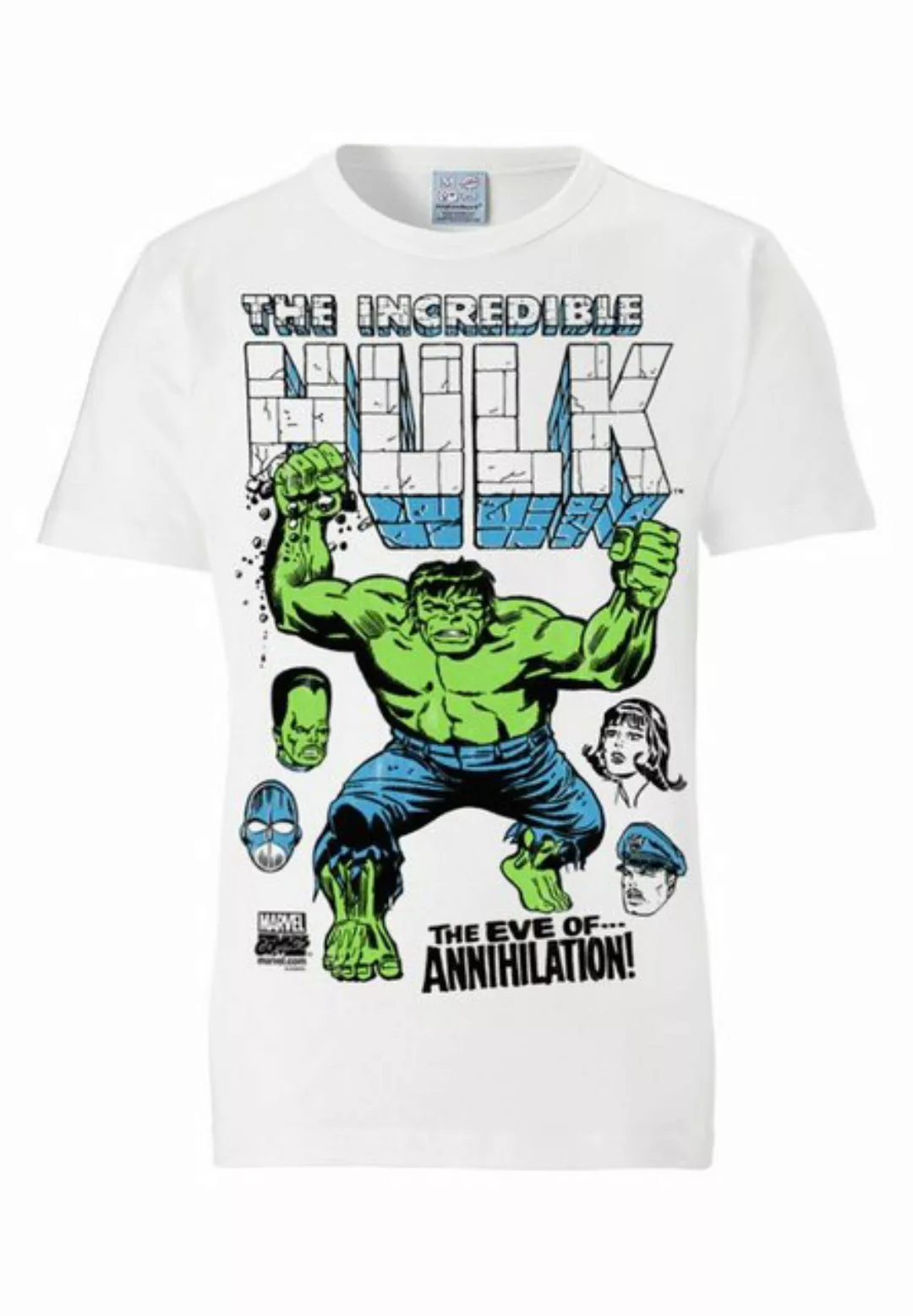 LOGOSHIRT T-Shirt "Hulk - Marvel", mit coolem Frontprint günstig online kaufen