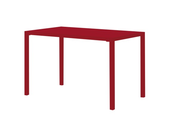 Gartentisch Quatris 120x70x75 cm rot günstig online kaufen