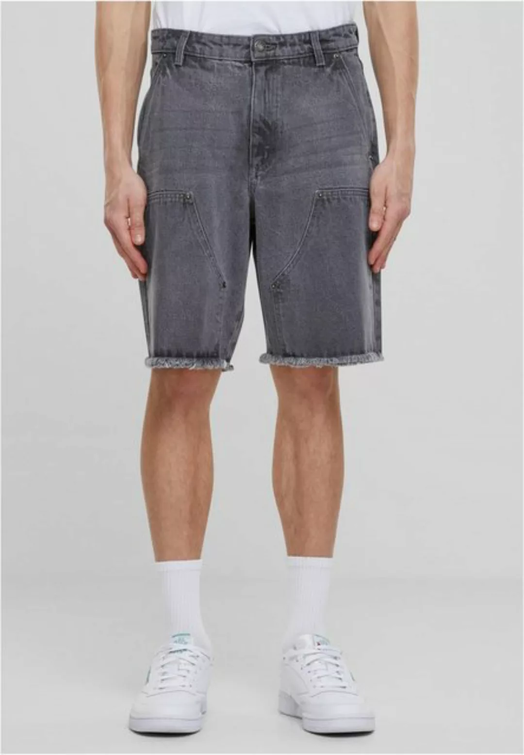 URBAN CLASSICS Shorts "Urban Classics Open Edge Two Knee Denim Shorts", (1 günstig online kaufen