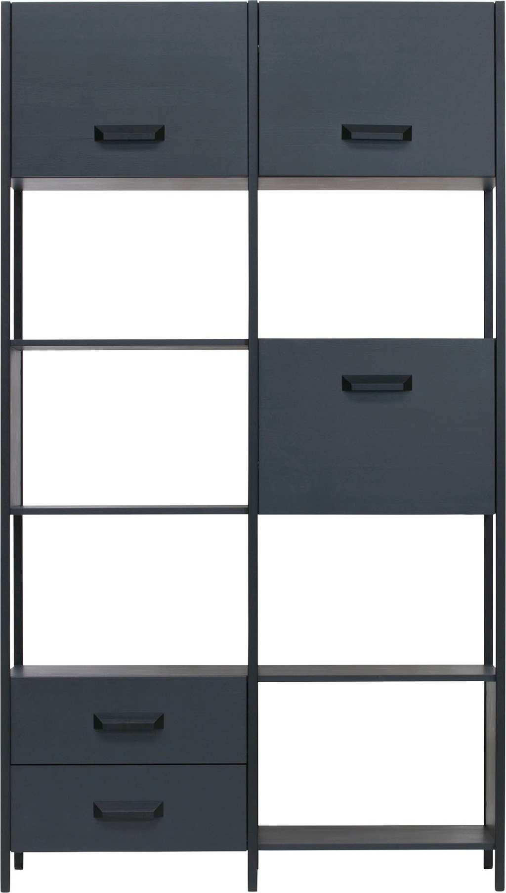 WOOOD Regal "Legacy", mit Schubladen, H 221 cm x B 125 cm günstig online kaufen