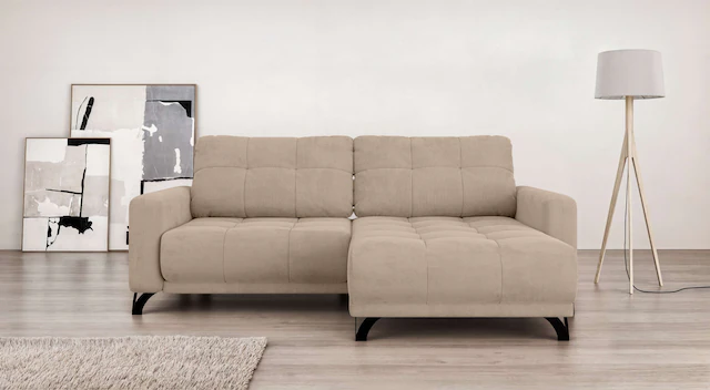 INOSIGN Ecksofa »FAIRVIEW mit verstellbaren Rückenlehne, Maße B/T/H: 234/17 günstig online kaufen