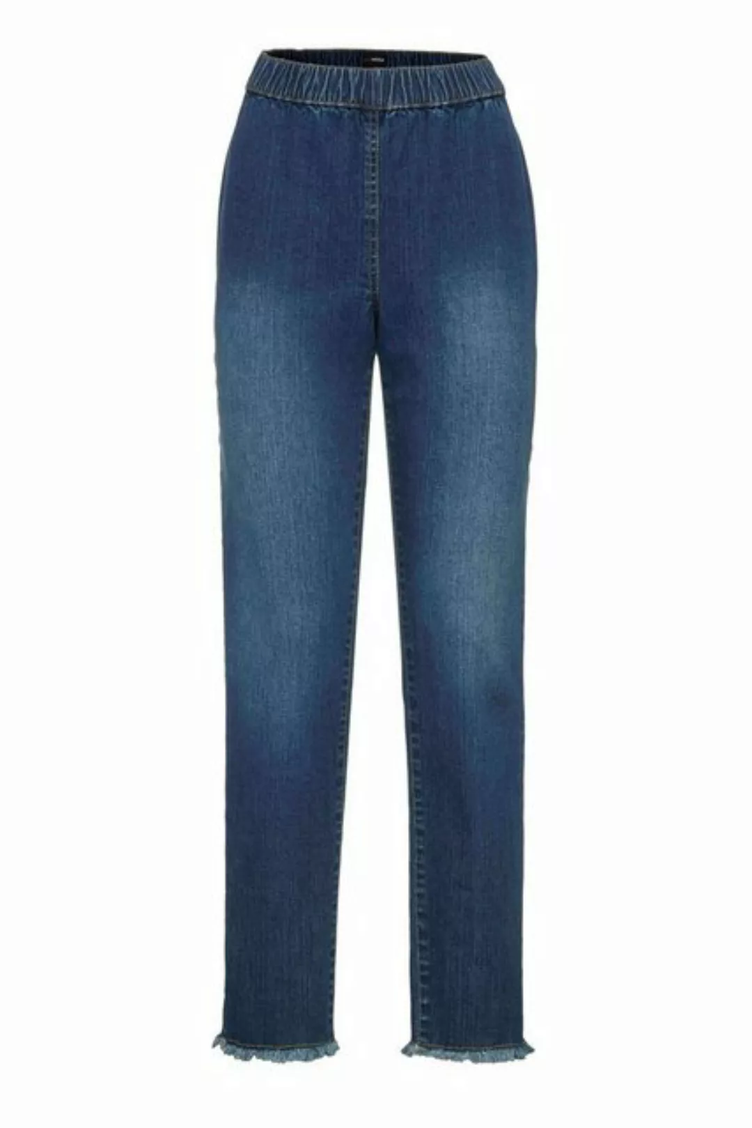 MIAMODA 5-Pocket-Jeans Jeans mit Fransen günstig online kaufen