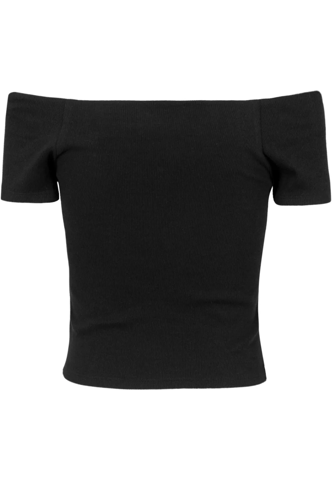 URBAN CLASSICS T-Shirt "Urban Classics Damen Ladies Off Shoulder Rib Tee" günstig online kaufen