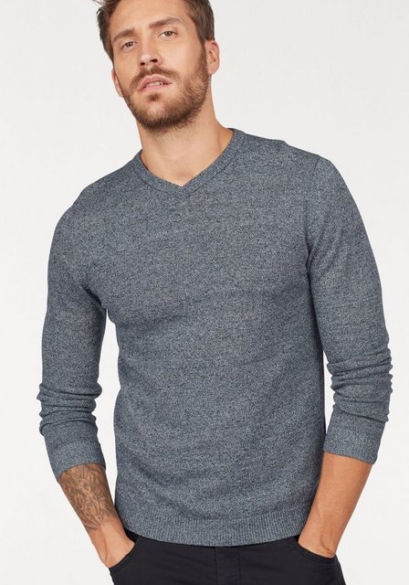 Jack & Jones Herren V-Ausschnitt Pullover JJEBASIC KNIT V-NECK günstig online kaufen