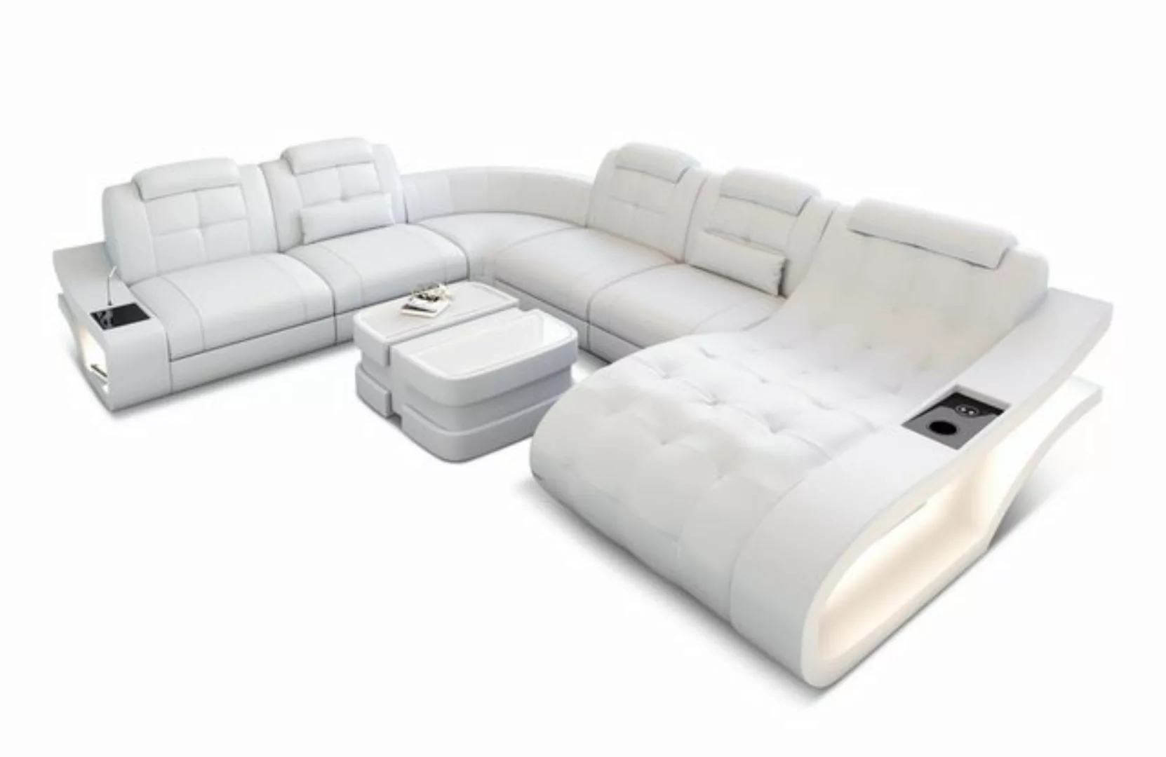 Sofa Dreams Wohnlandschaft XXL U Form Elegante Mini, Designersofa, Sofa mit günstig online kaufen