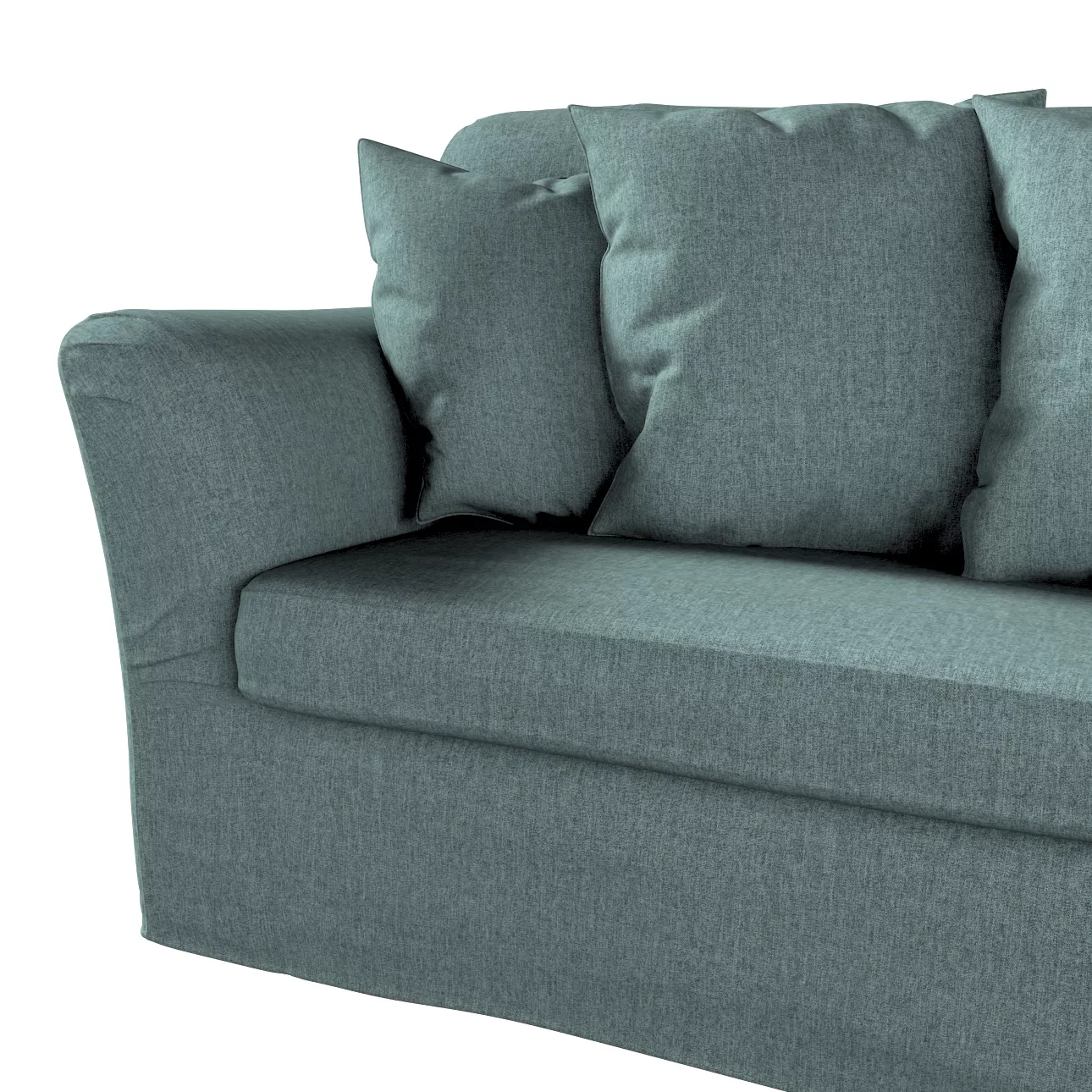 Bezug für Tomelilla Schlafsofa (normale Größe), grau- blau, Sofahusse, Tome günstig online kaufen