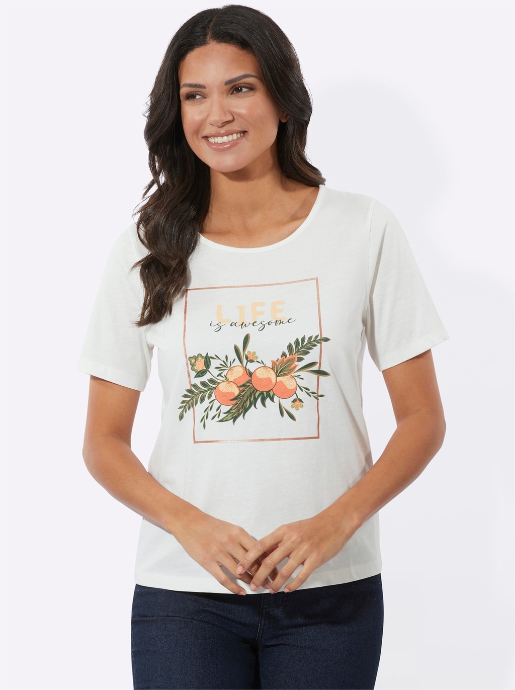 Classic Basics Kurzarmshirt "Rundhals-Shirt", (1 tlg.) günstig online kaufen