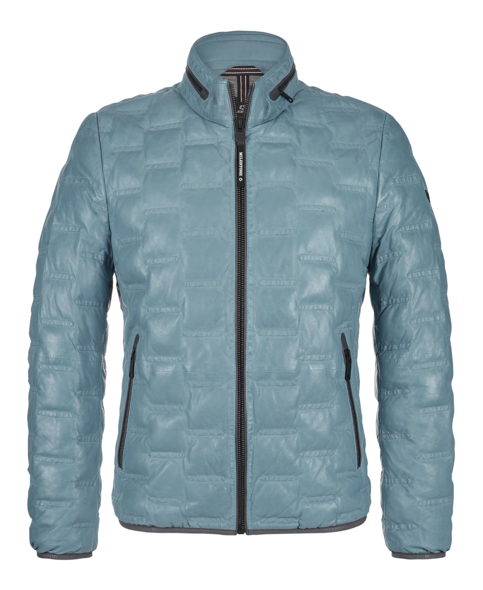 Milestone Lederjacke MSAversa in Stepp-Optik aus günstig online kaufen
